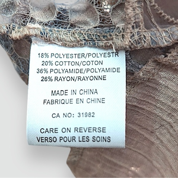 Minkas Sophia Duster with Beautiful Pink Lace and Patchwork Design - Picture 5 of 11